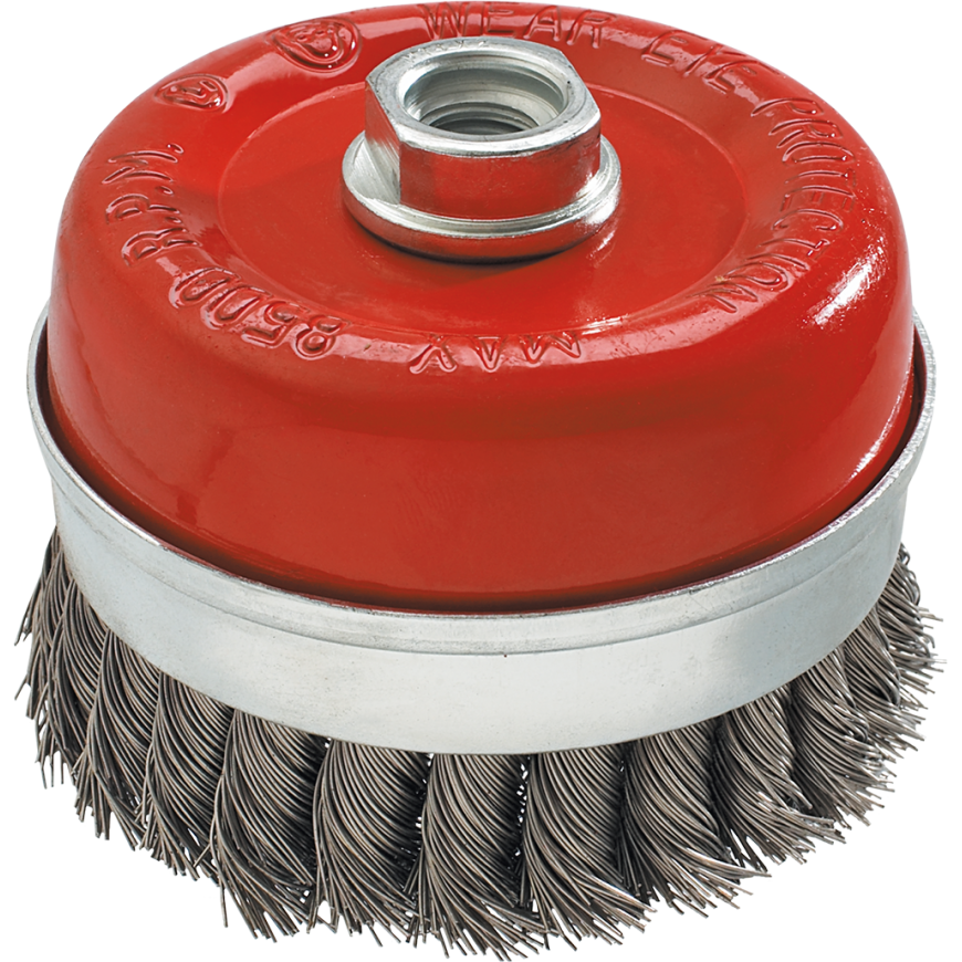Graphite Graphite reinforced wire brush 100mm