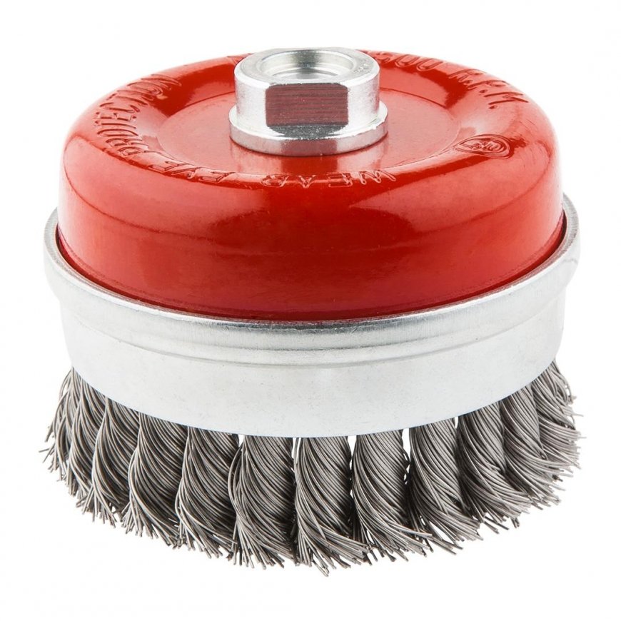 Graphite Graphite reinforced wire brush 100mm M14 INOX - 57H587 – 2