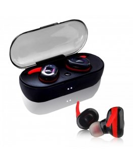 Ausinės V.Silencer Ture Belaidės Earbuds juodas/raudona