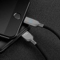 Cable USB Usams USB-A - Lightning 1.9 m Black (IPYSUSB201)