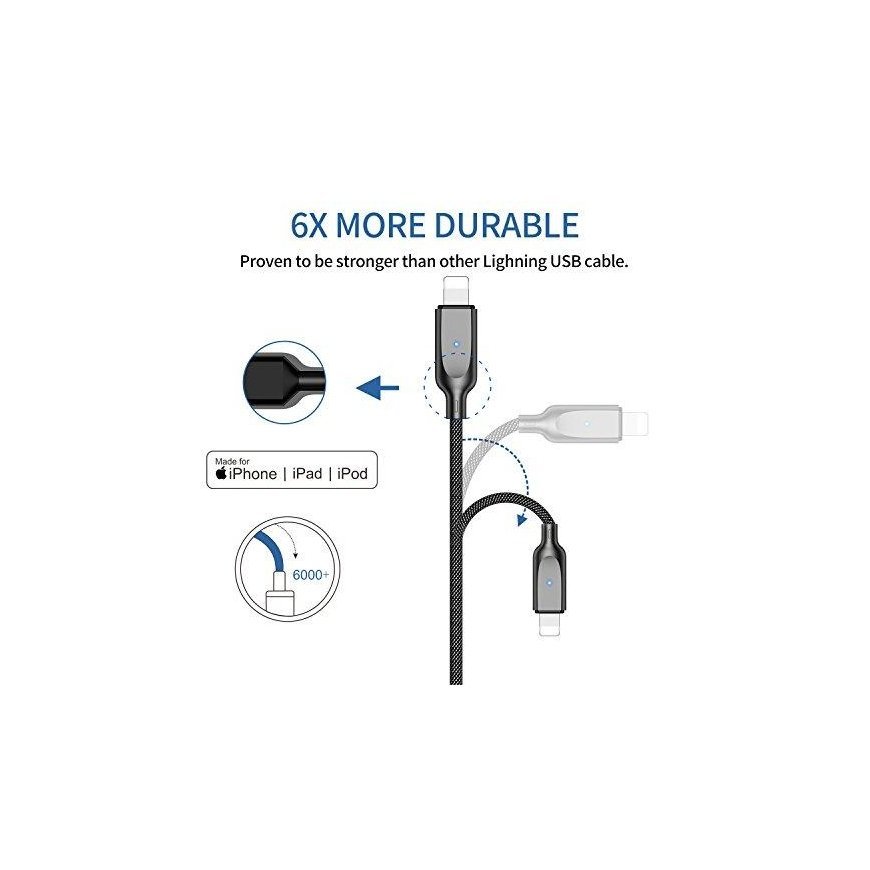 Cable USB Usams USB-A - Lightning 1.9 m Black (IPYSUSB201) – 12