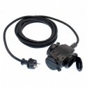 Extension cord AS-SCHWABE H07RN-F 3G2,5 10m