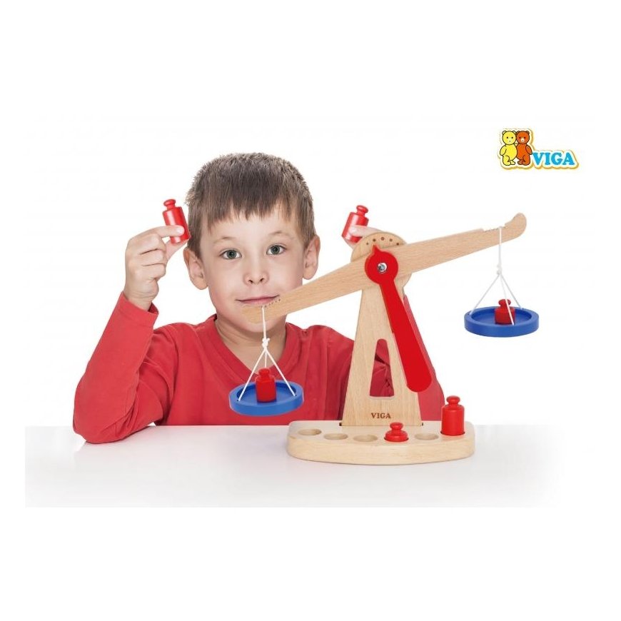 Žaislinės medinės svarstyklės ,,Viga Toys" – 3