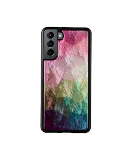 iKins case for Samsung Galaxy S21+ water flower black
