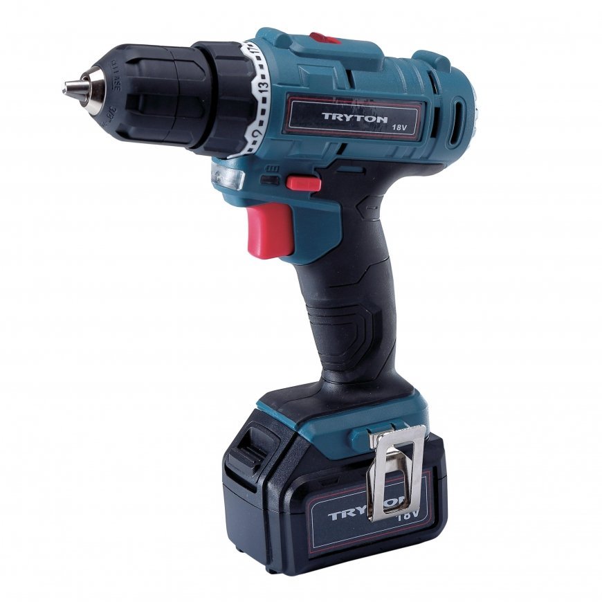 Tryton TFV18B2 18V drill, 2 x 1.5Ah battery – 2