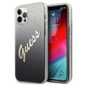 Guess GUHCP12LPCUGLSBK iPhone 12 Pro Max 6.7quot black/black hardcase Glitter Gradient Script Guess GUHCP12LPCUGLSBK iPhone 12 Pro Max 6.7quot black/black hardcase Glitter Gradient Script