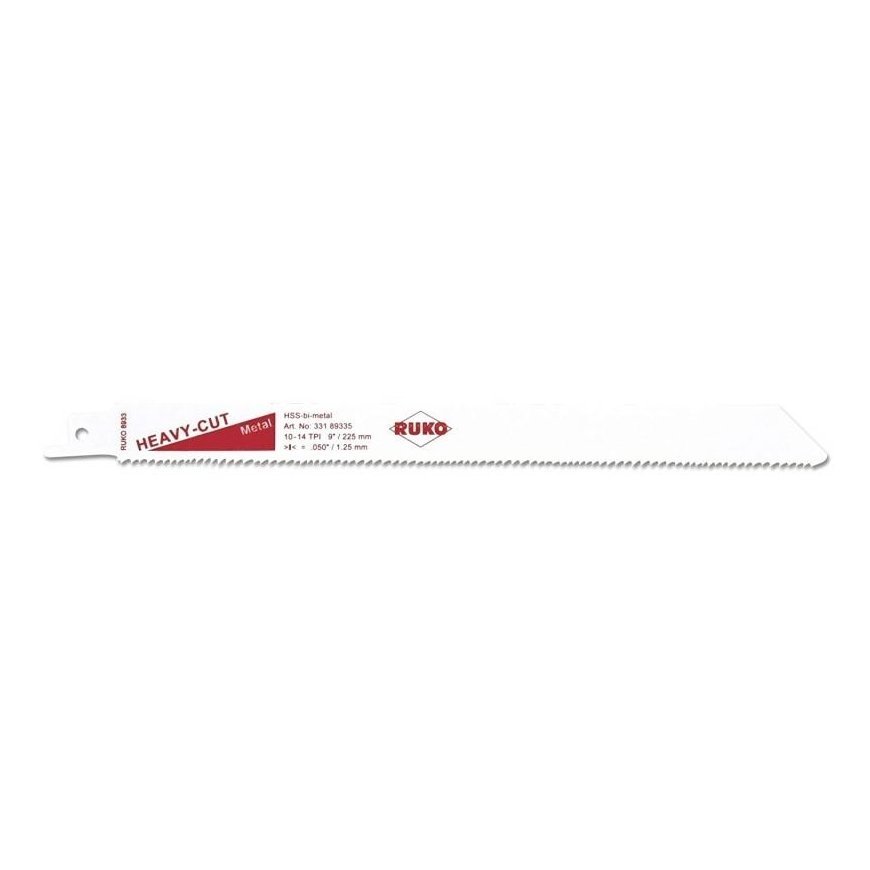Pjūkleliai RUKO 8933 HSS 225x18x1,25mm Z10-14tpi