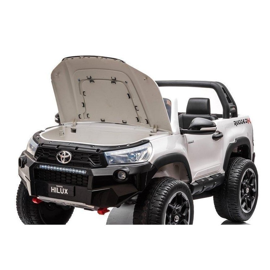 Lean Cars Children's electric car Toyota Hilux, black lacquered – 6