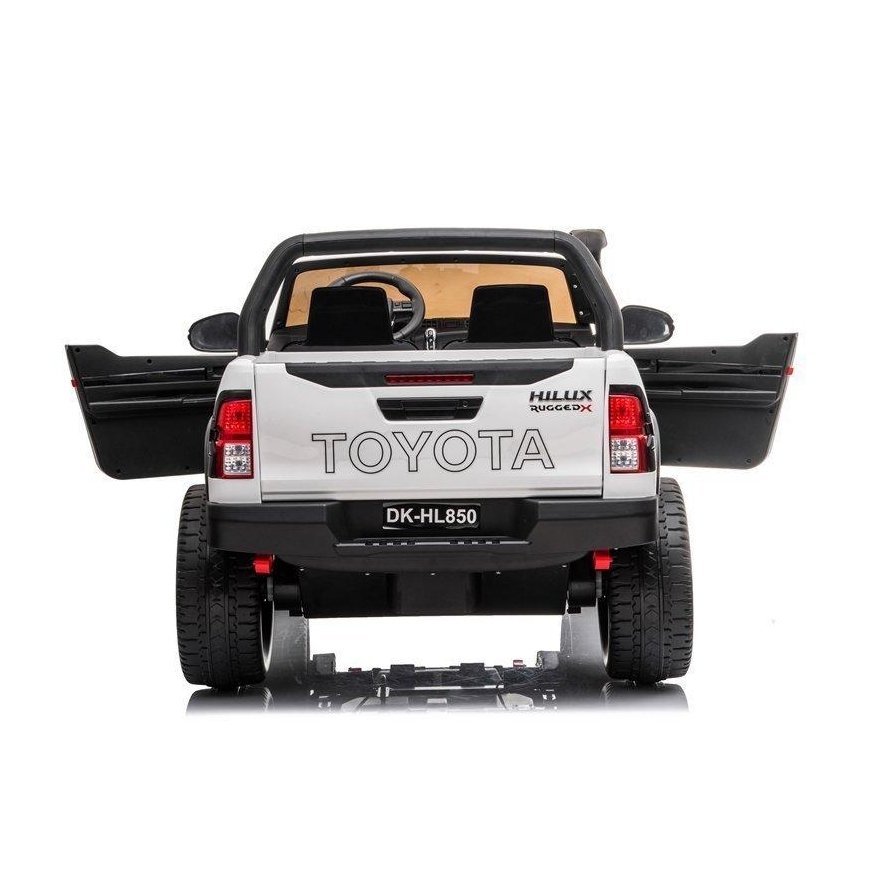 Lean Cars Children's electric car Toyota Hilux, black lacquered – 12
