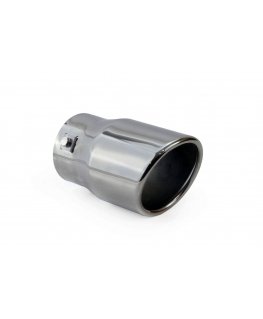 Stainless steel exhaust muffler tip amio mt 007 bc graphite smoke