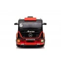 Lean Cars Single electric car with trailer Mercedes-Benz Axor XMX622, red Lean Cars Single electric car with trailer Mercedes-Benz Axor XMX622, red