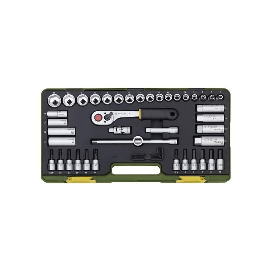 Head set 3/8" 44 pieces PROXXON – 2