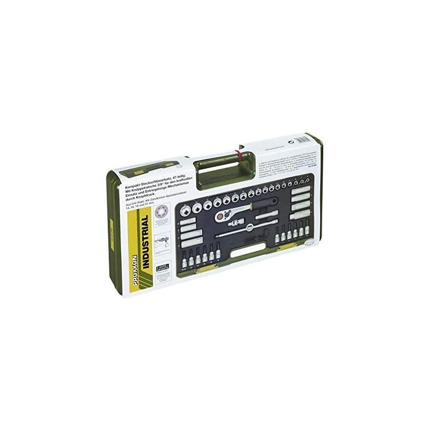 Galvučių rinkinys 3/8" 44 dalių PROXXON – 7