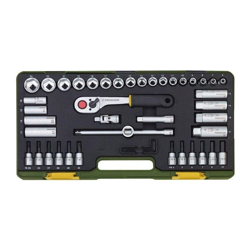 Head set 3/8" 44 pieces PROXXON – 10