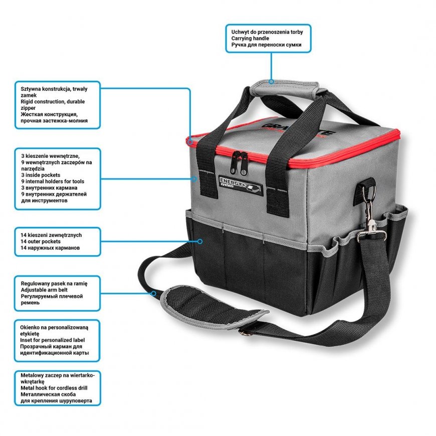 Bag for GRAPHITE tools 58G015 – 5