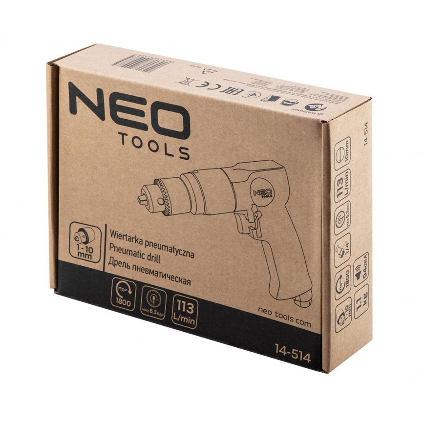 Neo pneumatic drill 10mm 1800rpm – 6