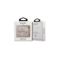 Guess GUA3HCHMAP AirPods 3 cover pink/pink Marble Strap Collection