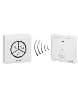 Orno WAYO AC Wireless Doorbell Network Connected Button Battery Free Learning System 25 Tones 80m