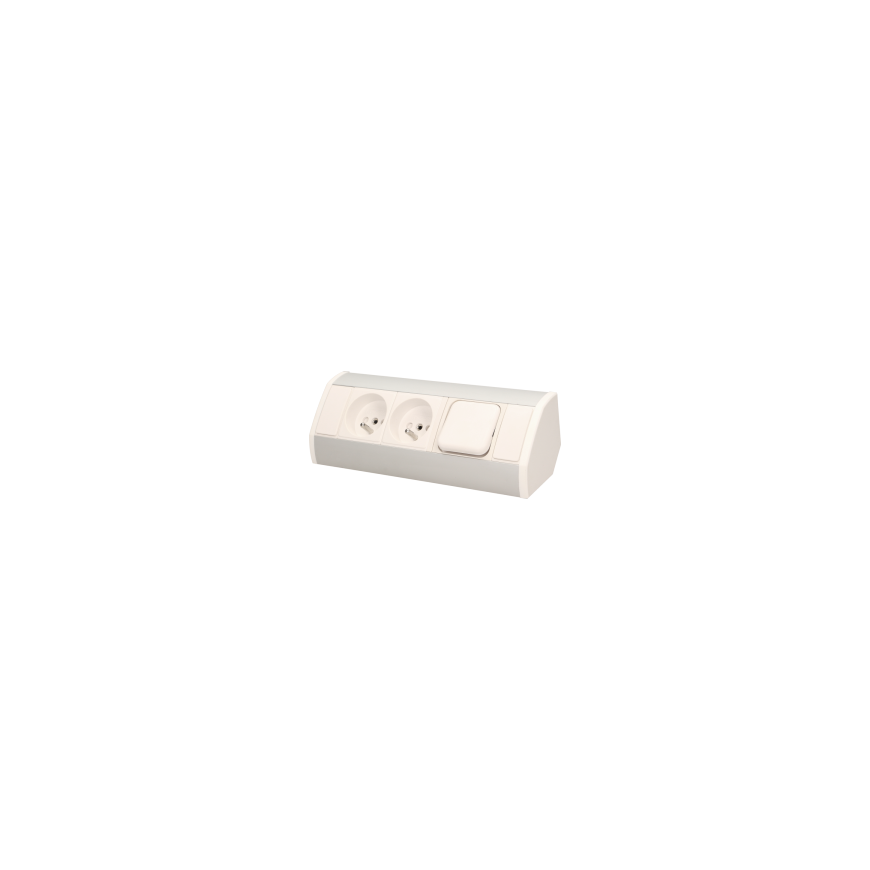 Orno Furniture socket 2x2P + Z