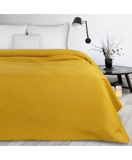 Eurofirany DESIGN 91 BONI / 4 Lovatiesė su geometriniu raštu, išgautu karšto spaudimo technika (hot press), 170X210 cm, spalva: 