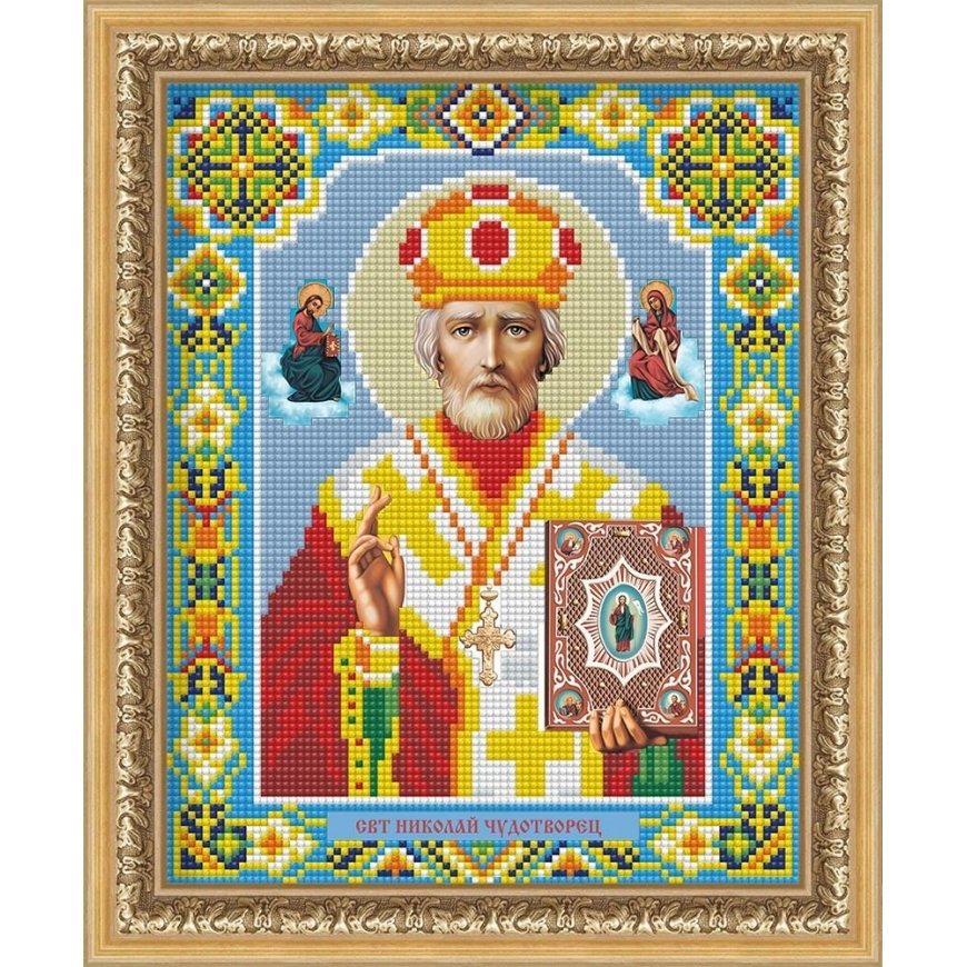 Beldizart Deimantų tapybos rinkinio piktograma Šv. Nikolajus Stebukladarys 22*28 cm AZ-2001 – 2
