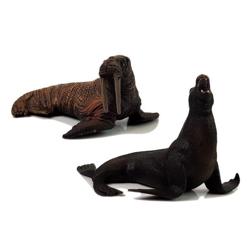 Lean Cars Marine Education Figures Animals 8 Seals Rekino Elements Delfin Mors Yellow – 3