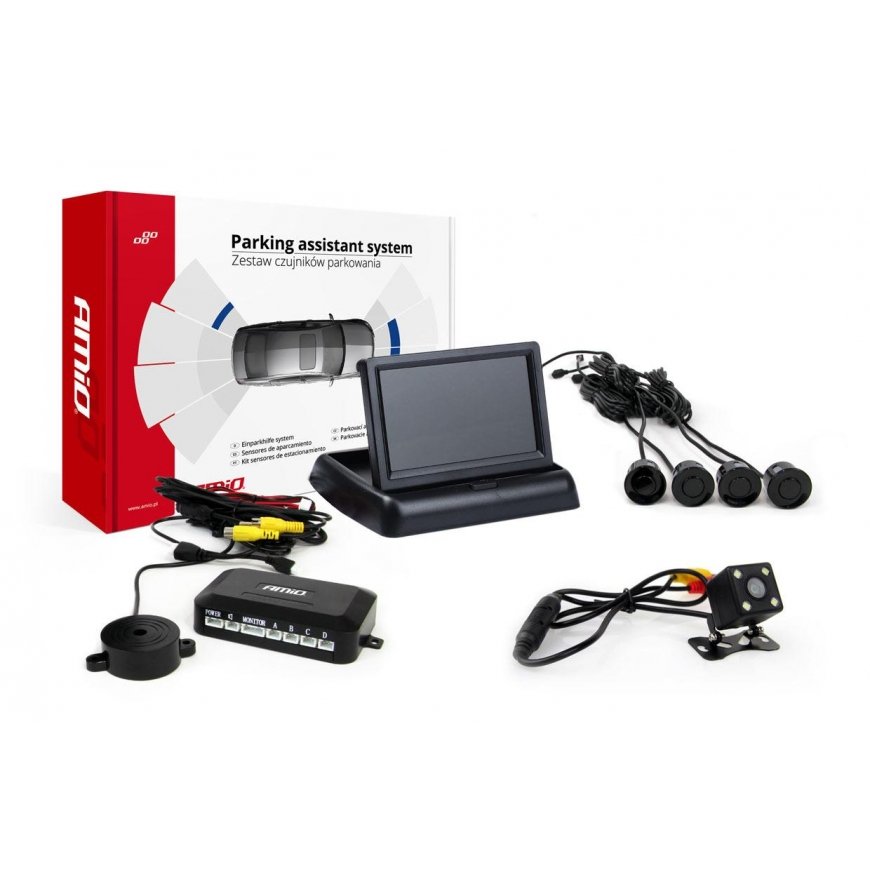 Amio Parking sensor kit tft02 4