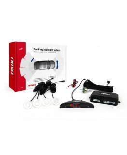 Amio Reverse parking sensor kit LED 4 white sensors