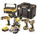 Dewalt Maszyny DEWALT COMBO SET 18V DCD796 + DCF887 + DCS39 + DCS331 + DCL050) 3x5.0Ah TSTAK DCK551P