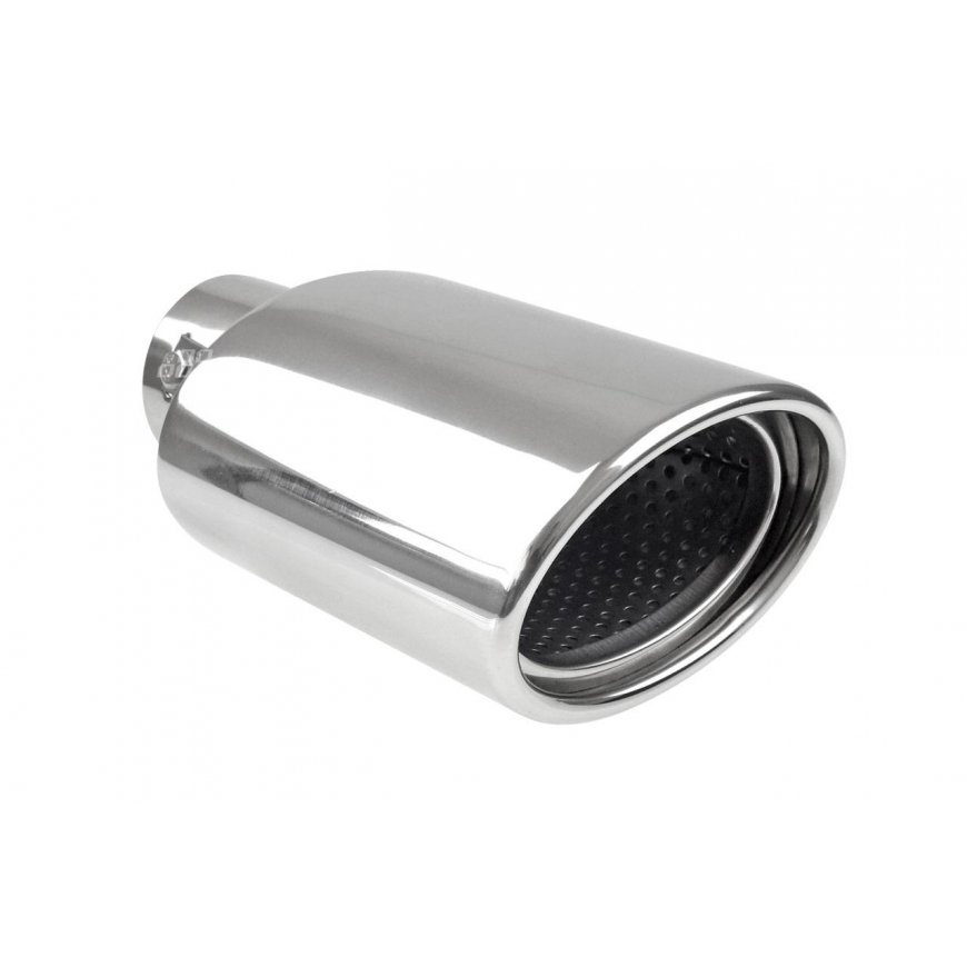 Exhaust muffler tip stainless steel amio mt 023 chrome