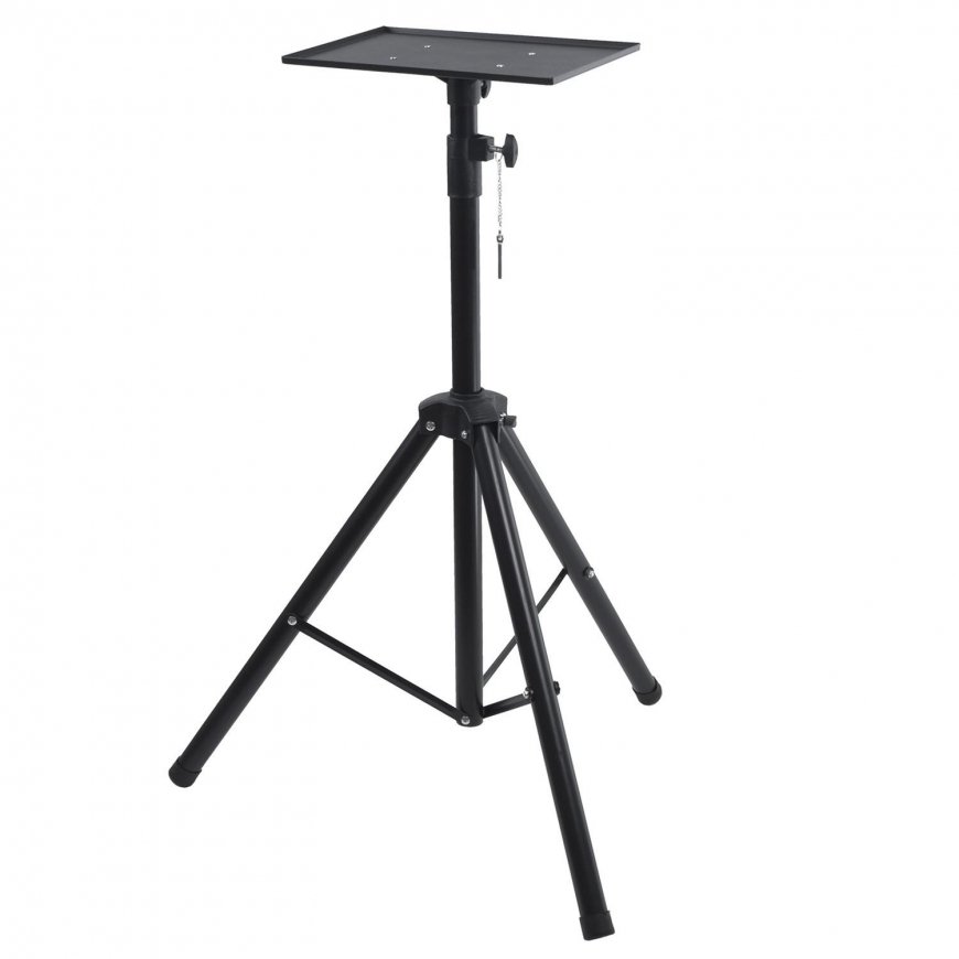 Maclean Maclean Movable Stand for Projectors, Made of Steel, Height Adjustable, 1.2-1.7m, MC-953 – 3