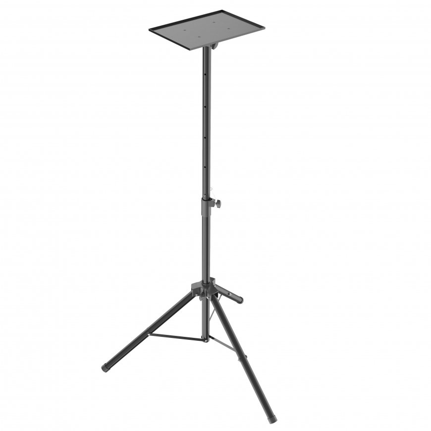 Maclean Maclean Movable Stand for Projectors, Made of Steel, Height Adjustable, 1.2-1.7m, MC-953 – 4