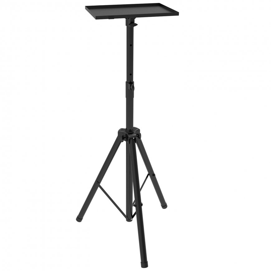 Maclean Maclean Movable Stand for Projectors, Made of Steel, Height Adjustable, 1.2-1.7m, MC-953 – 6