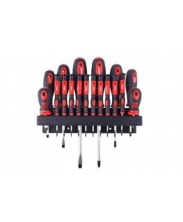 Amio Screwdriver set with cr-v suspension, 18 pcs
