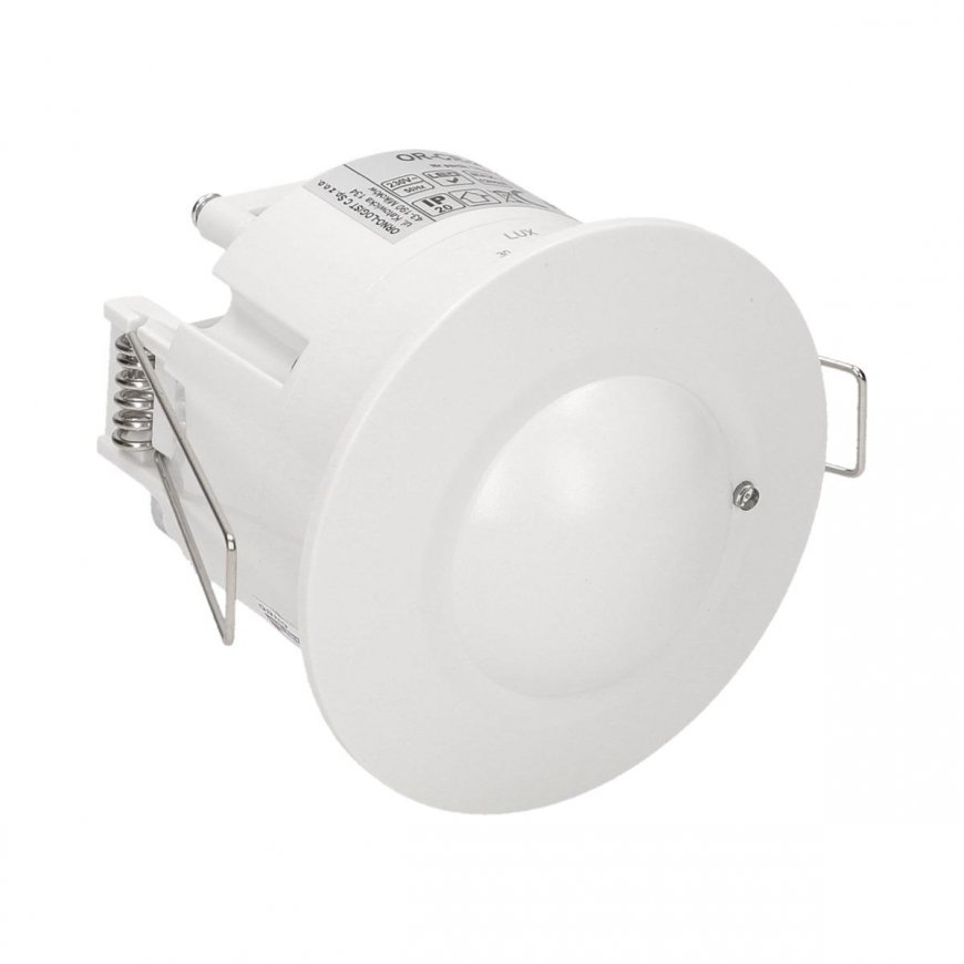 Orno Mikrobangų judesio jutiklis luboms, pakabintoms 5,8GHz 1200W 360 ° 3-2000 lx balta (OR-CR-218) – 3