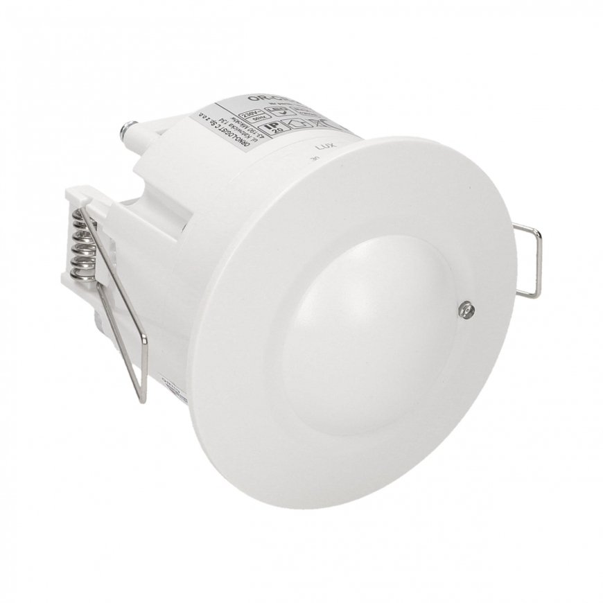 Orno Mikrobangų judesio jutiklis luboms, pakabintoms 5,8GHz 1200W 360 ° 3-2000 lx balta (OR-CR-218) – 10