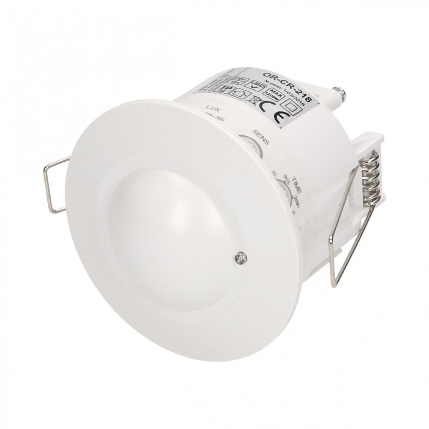 Orno Microwave motion sensor for suspended ceilings 5.8GHz 1200W 360 ° 3-2000 lx white (OR-CR-218) – 13
