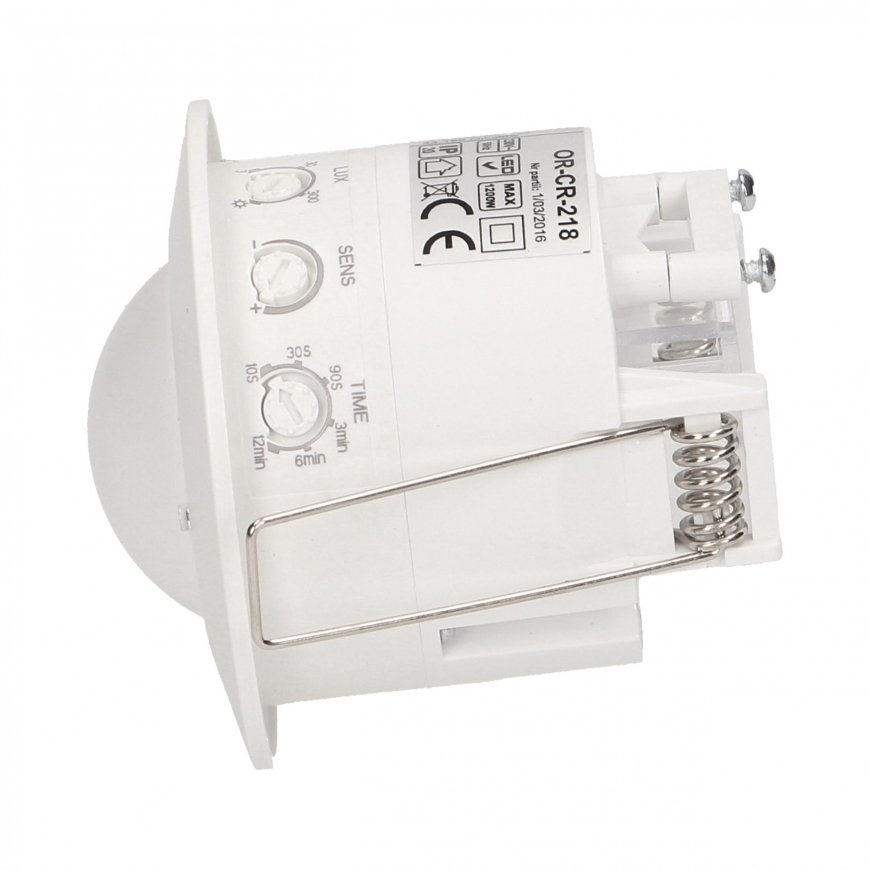 Orno Microwave motion sensor for suspended ceilings 5.8GHz 1200W 360 ° 3-2000 lx white (OR-CR-218) – 14