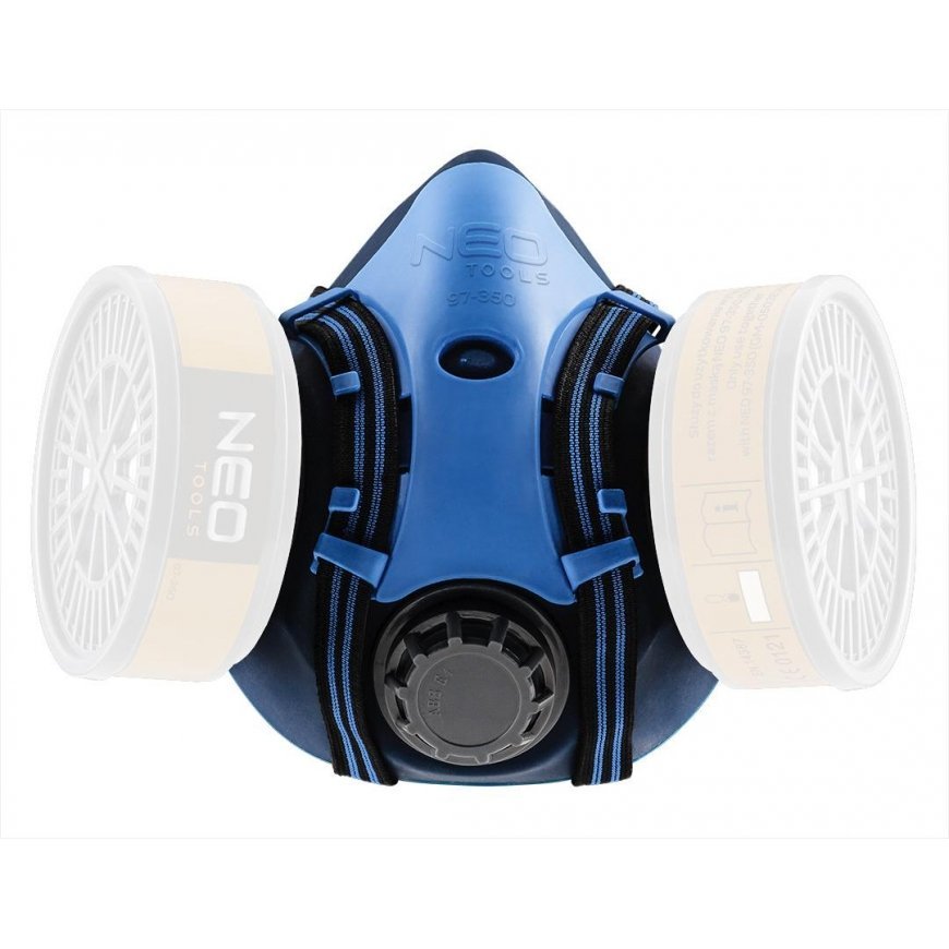 Neo Silicone half mask with space for two filters (97-350) – 9