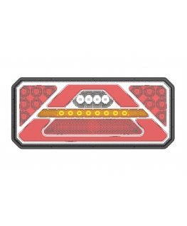 LED galinis kombinuotas žibintas amio rcl-02-l dynamic, kairysis