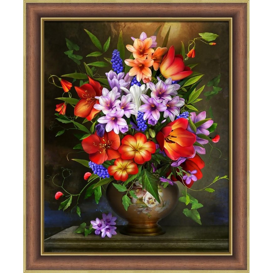 Beldizart Gėlių asortimentas 40x50 cm AZ-1733