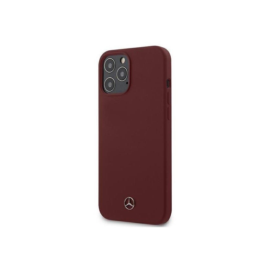 Mercedes MEHCP12LSILRE iPhone 12 Pro Max 6,7" raudona/red hardcase Silicone Line