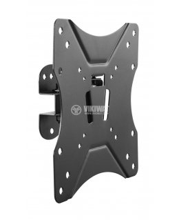 Cabletech Black Wall Mount - 23"-42"