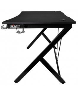 Žaidimų stalas Nitro Concepts D12 Gaming Desk, Juoda-raudona
