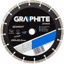 GRAPHITE Deimantinis diskas 230 x 22,2 mm, segmentuotas
