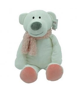 Tulilo Kaukutė Bear Kamilas, pink accessories 35 cm