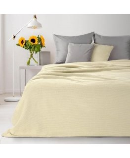 Eurofirany DESIGN 91 AMBER Soft blanket, 180X220 cm, color: cream