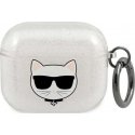 Karl Lagerfeld 3 KLA3UCHGS AirPods Cover Silver/Silver Glitter Choupette Karl Lagerfeld 3 KLA3UCHGS AirPods Cover Silver/Silver Glitter Choupette