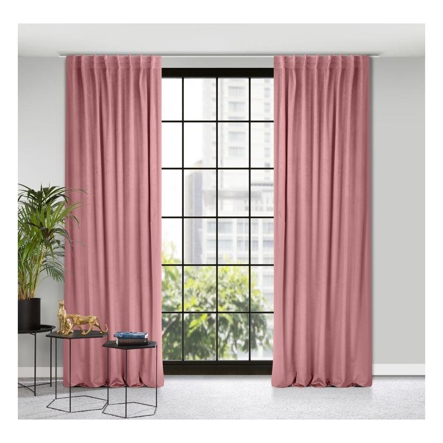 Night curtain Eurofirany MADLEN 140X300 cm, flex tape, color: powder
