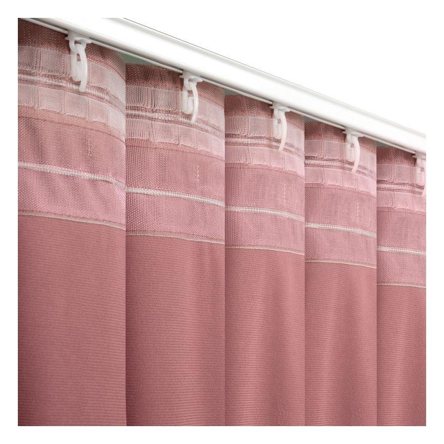 Naktinė užuolaida Eurofirany MADLEN 140X300 cm, flex juosta, spalva: pudros – 10